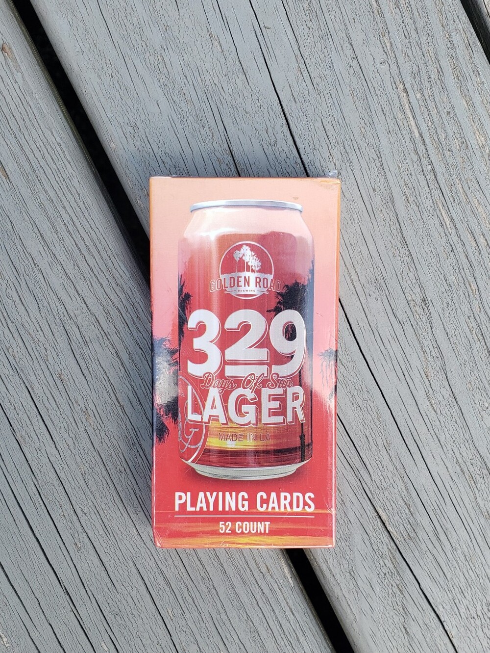 Golden Road 329 Lager Playing Cards